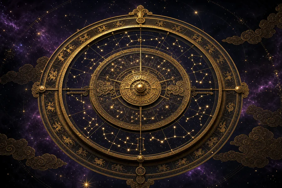 东方文化星盘